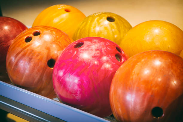 Bowling Balls On A Rack