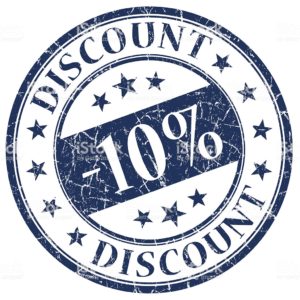 10% discount 