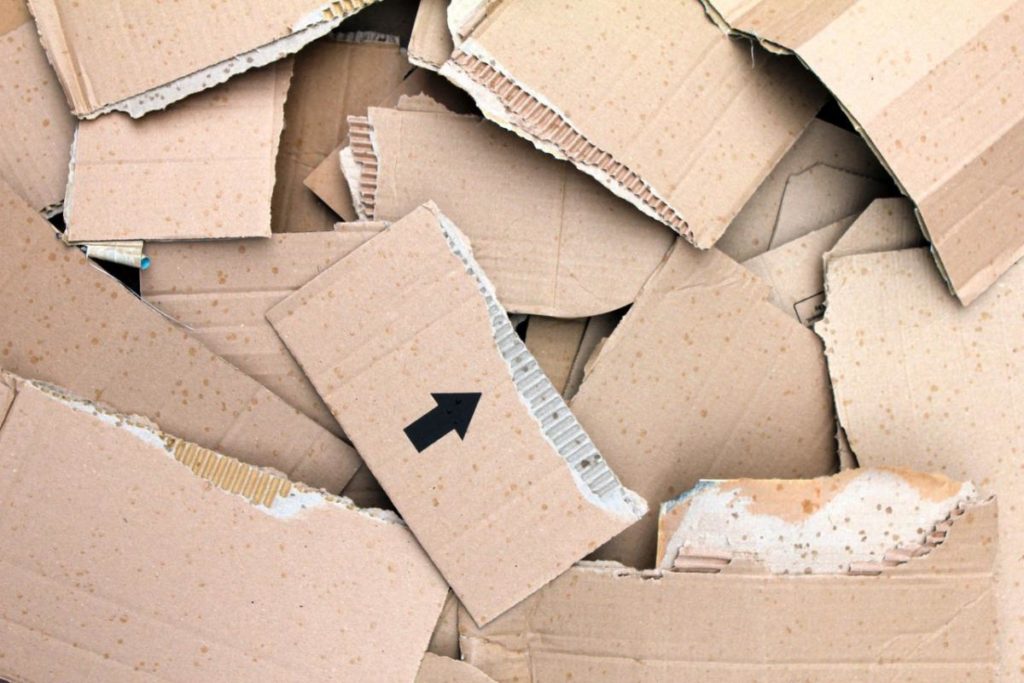 Loose cardboard